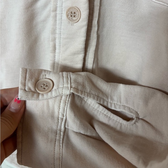 Mia & Tess Tan Button Up Shirt - Picture 4 of 6